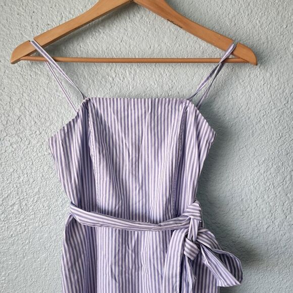 Banana Republic Cotton blend coastal midi sleeveless striped dress - Picture 6 of 16